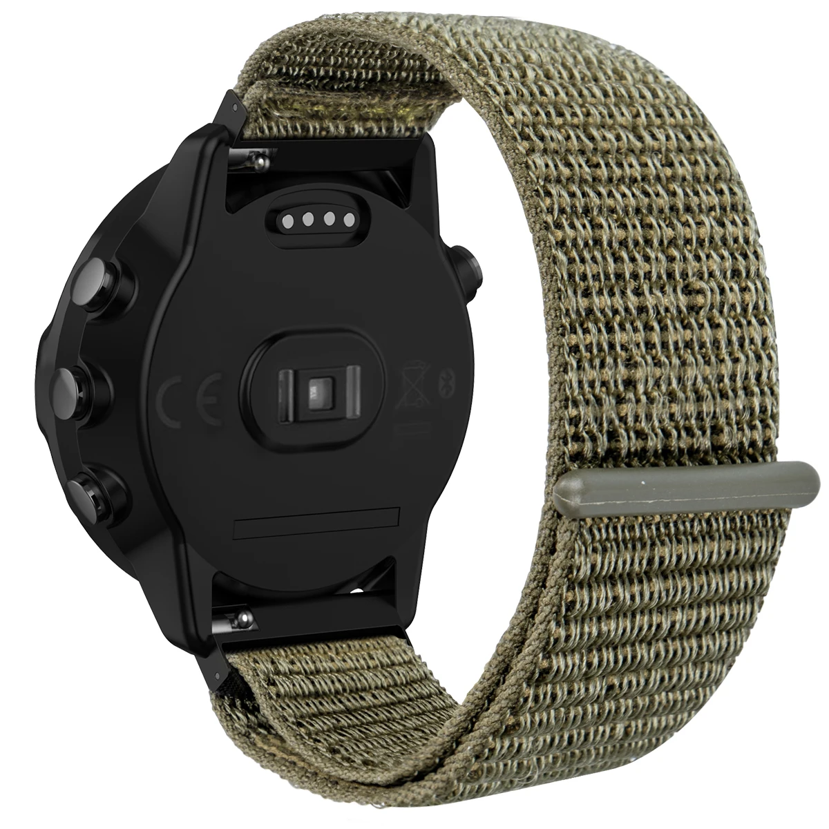Soft Nylon Strap Wristband - 24mm Premium Sport Watch Band Replacement Bracelet