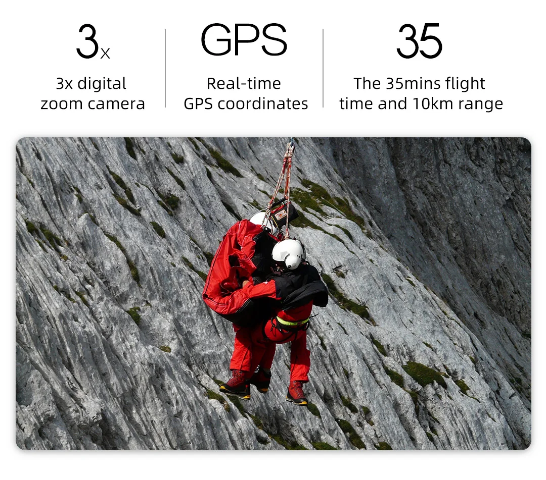 3x GPS 35 3x digital Real-time The 35mins flight zoom camera GPS coordinate