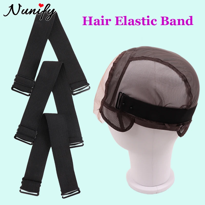 3 Pezzi Fasce Parrucche Antiscivolo in Silicone, Fascia Capelli Elastica Regolabile, Accessori per Parrucca Fissa, Senza Cuciture, Ideale per Sport e Yoga, Color Pelle