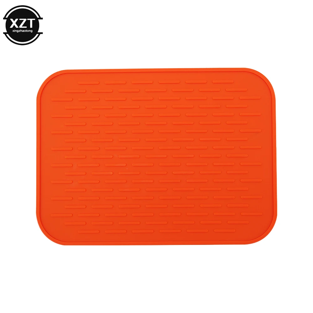 Rectangle Heat Resistant Mat Kitchen Silicone Non-slip Trivet Pot