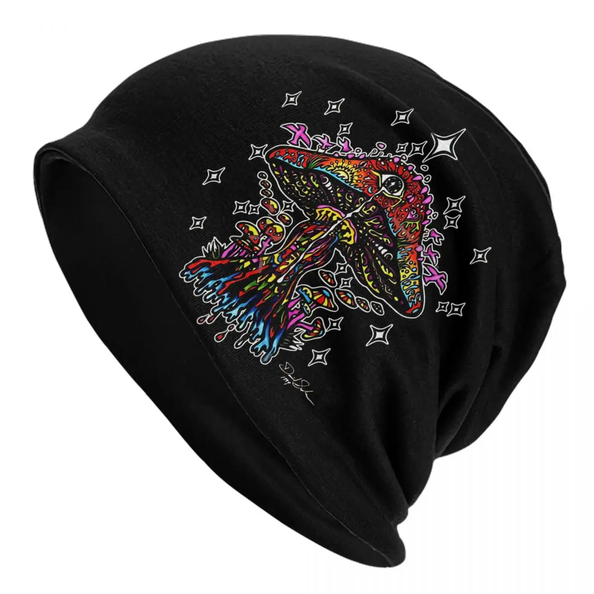 

Psychedelic Eye Mushroom Outdoor Beanie Caps Mushroom Mushrooms Skullies Beanies Ski Caps Bonnet Homme Hats