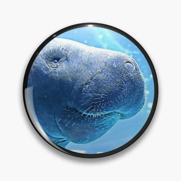 

Настраиваемая мягкая булавка для портрета Manatee, модная Металлическая Булавка С мультяшным рисунком, Подарочная креативная бижутерия, Женский декоративный воротник