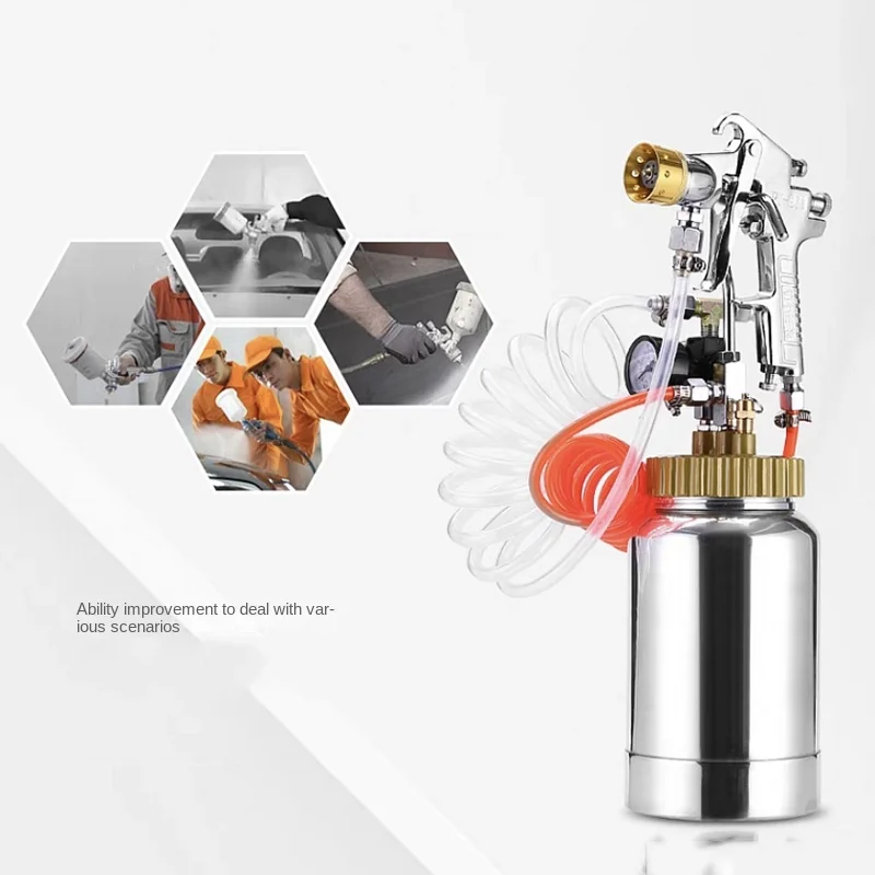 Airless Sprayer Nozzle Holder 3bar 2L Pressure Tank Sprayer Multi-colour Paint Water-in-water Spray Gun Latex Paint Spray Gun 2.5/3.0/3.5/4.0mm(21*12cm)