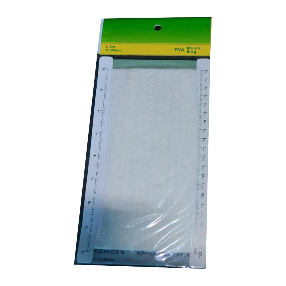 

Part Fishing PVA Mesh Refill Useful Water Soluble White Bag Fishing Mesh Feeder Fishing PVA Mesh Functional PVA Professional
