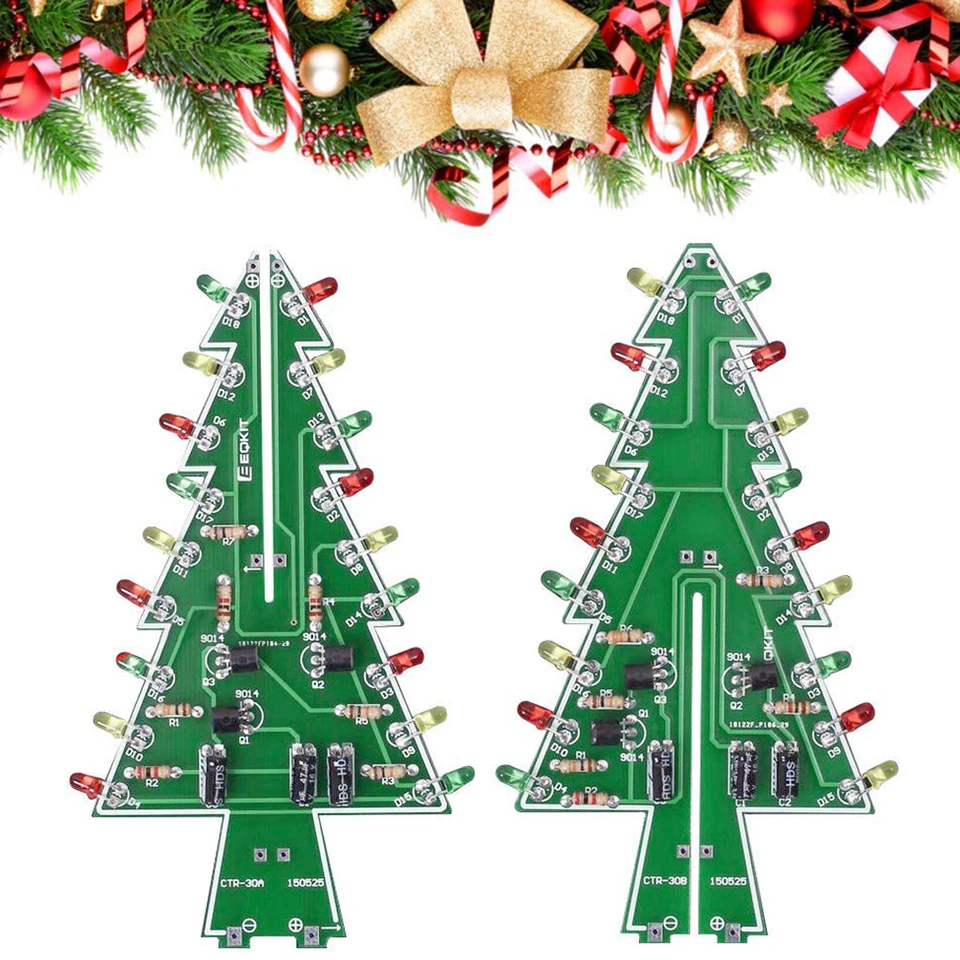 Albero Di Natale Verde 90 Cm Con 16 Palline Dorate E 240 Luci LED Multicolore A Batteria – Kit Completo Decorativo Facile Da Montare - 4
