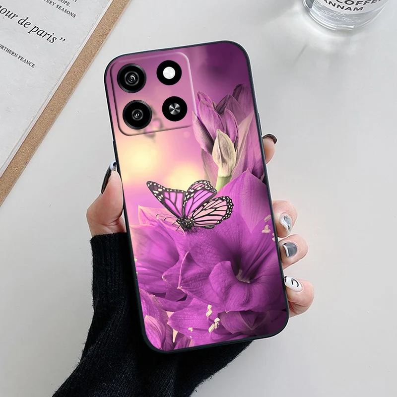 Sleek Black TPU Silicone Phone Case - Slim and Protective Back Cover