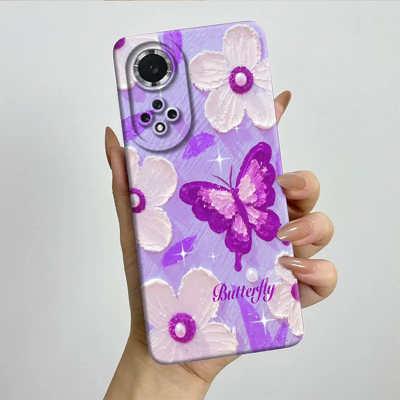 Soft Silicone Sweet Painted Protective Back Cover - Cute Printed Phone Case