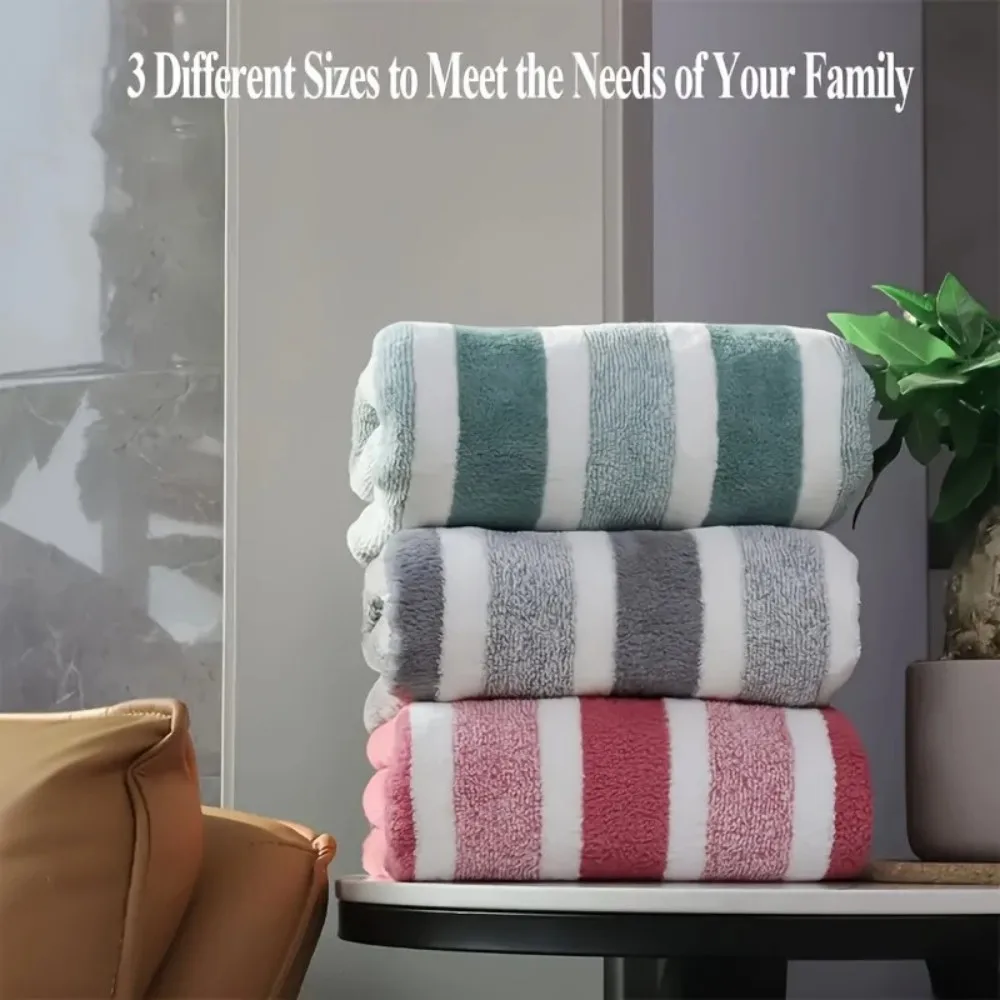 8PCS Microfiber Coral Velvet Towel Set 3