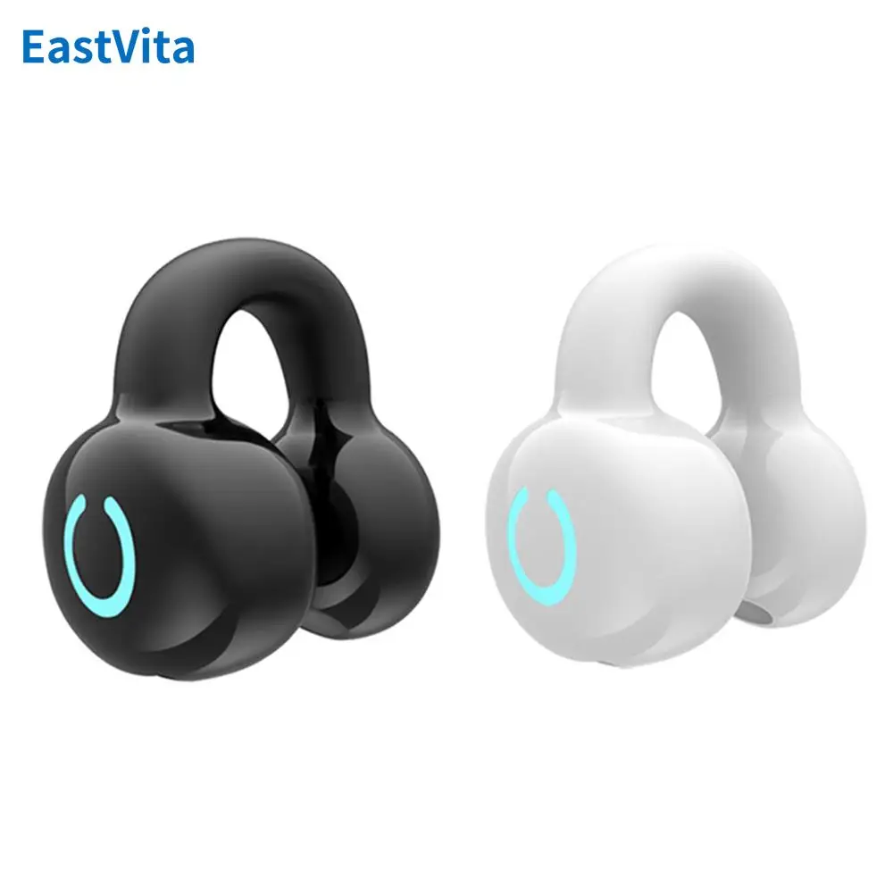 

Bluetooth-наушники с костной проводимостью 5,3, открытые наушники с зажимом, беспроводные наушники с микрофоном, стерео аудио, деловая Спортивная Hi-Fi-гарнитура