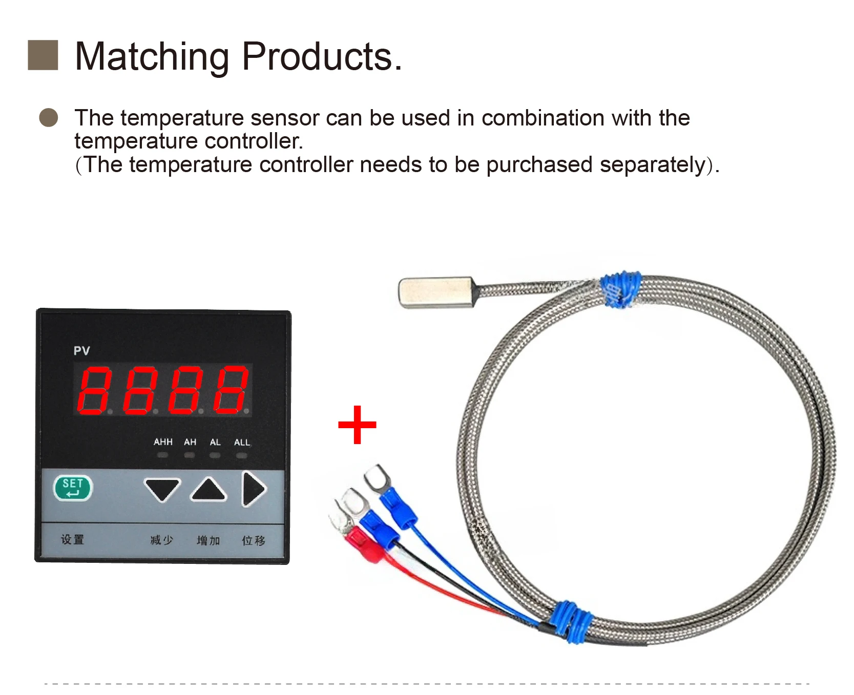 Waterproof PT100 RTD Temperature Sensor – K Type Thermocouple Patch Stainless St