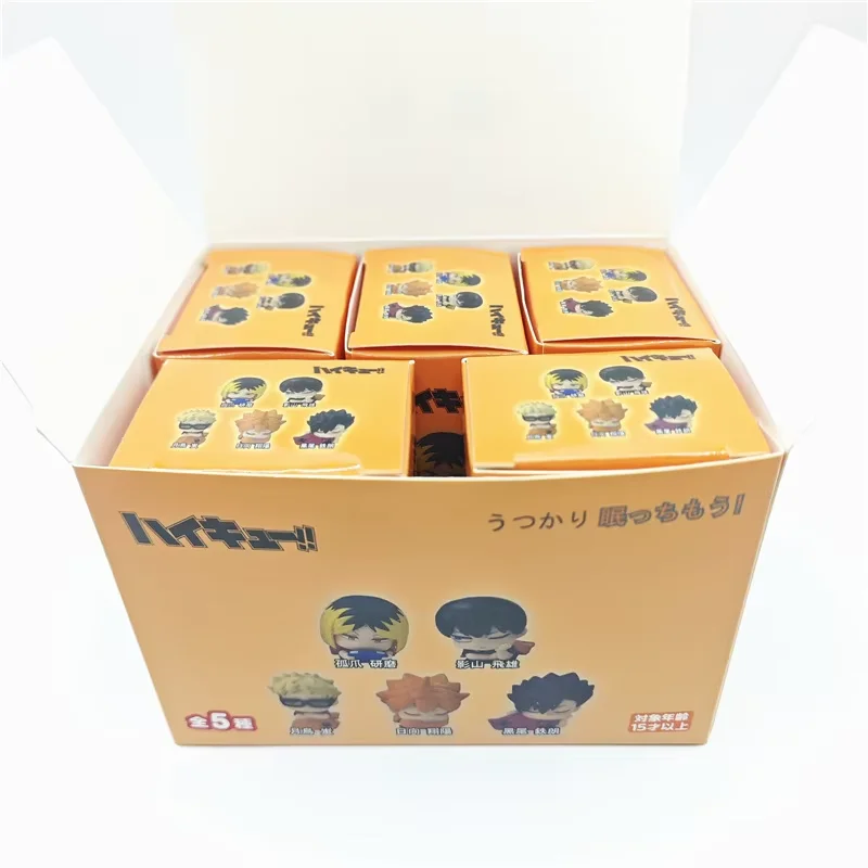 Haikyuu!! Sleep Series Collectible Anime Figures Featuring Hinata Shoyo, Kei Tsukishima, Kozume Kenma & Tetsurou Kuroo