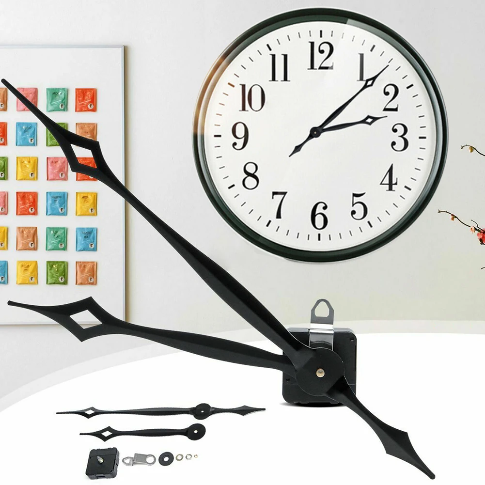 Quartz Clock Movement Kit Accessories Large High Torque Motor Mechanism Silent Replacement Wall Clock Movement Parts Set Plastic
