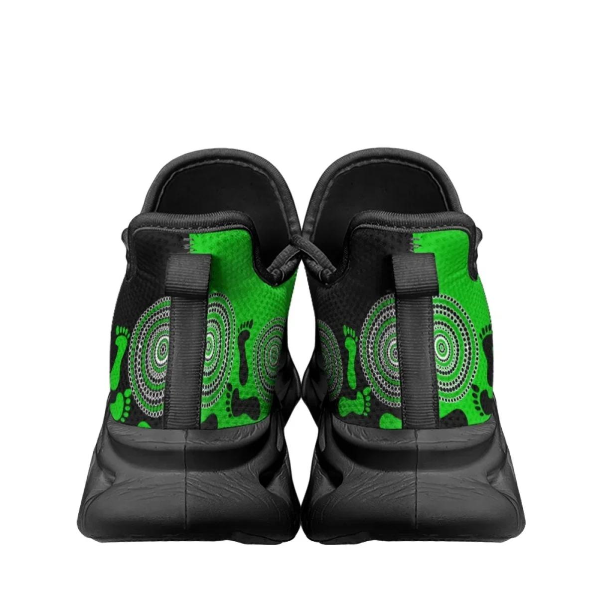 Australia Aboriginal Turtle Designer Casual Flats Shoes Indigenous Art Women's Lace-Up Sneakers Vintage Style Running Shoes Gift