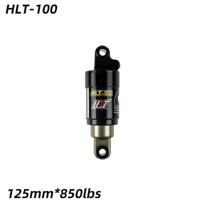 HLT-100 자전거 리어 쇼크 125/150/165/185mm 산악 자전거 오일 스프링 쇼크 850/1000 lbs 사이클 부품 (MTB 전기 스노우 바이크용)