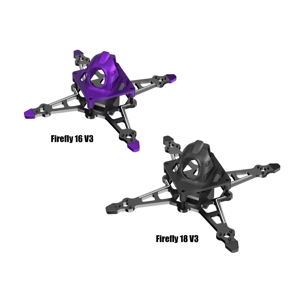 Détail du châssis Flywoo Firefly 16/18 1S Nano Baby V3 montrant sa légèreté