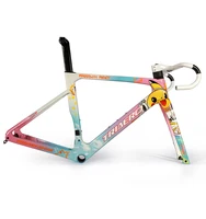Nouveau cadre de vélo haut de gamme frein à disque hydraulique A9 Aero 700c léger Toray T700 & T800 cadre de vélo de route entièrement en carbone 1