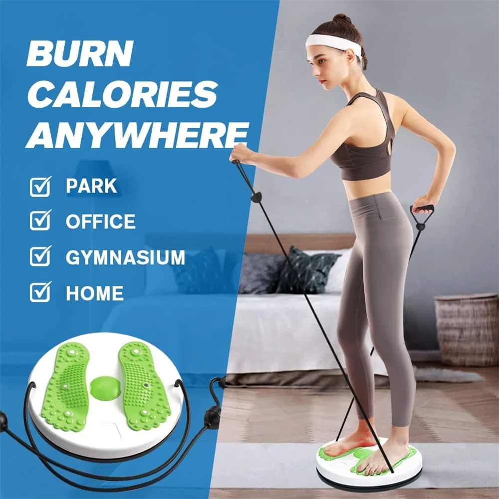 Waist Twisting Disc Balance Board Waist Twisting Disc Balance Board Fitness Equipment for Home Body Aerobic Rotating Sports Magnetic MassagePlate Exercise Wobble