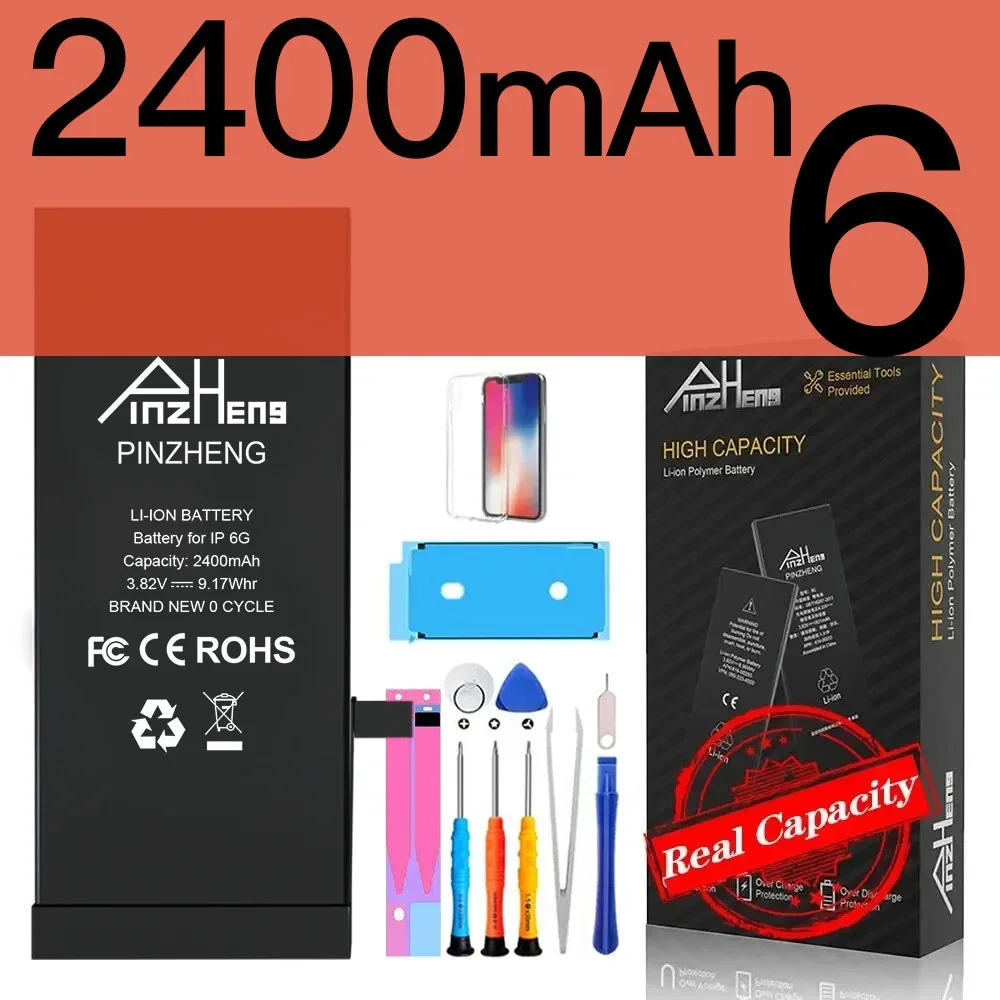PINZHENG High-Capacity Phone Replacement Battery with One-Year Warranty