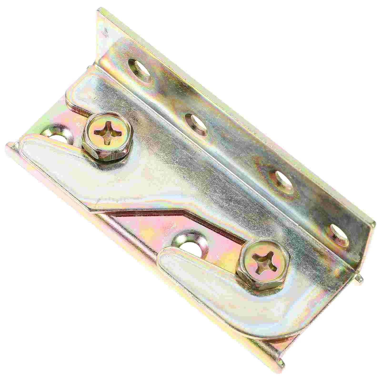 

4 Pcs Hook Bed Rail Fasteners Rust Proof Frame Bracket Mattress Snap Connectors