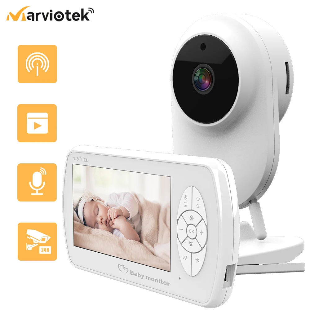 1080P Electronic Baby Monitor with Surveillance Camera Baby Nanny