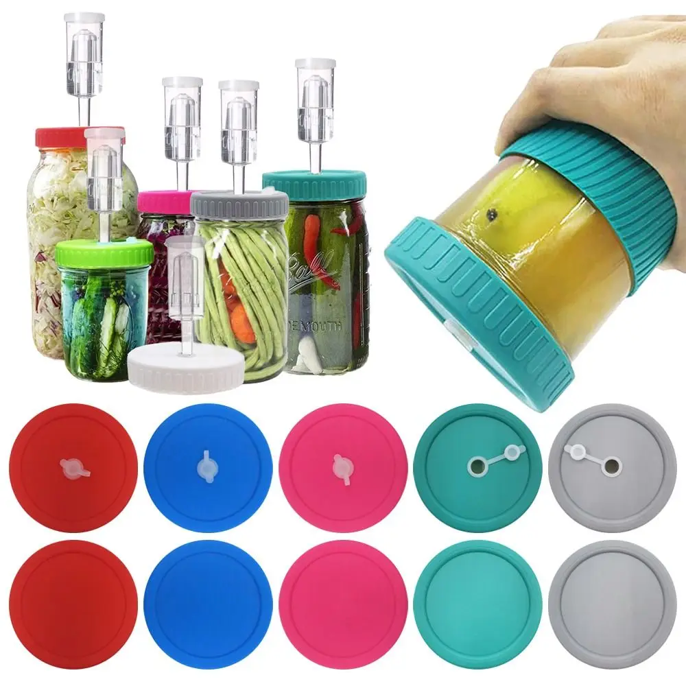 

Пластиковая Герметичная крышка кухонного инструмента 3 шт., многоразовый носик с отверстием, каменная банка 86 мм, крышка с уплотнением, крышка для бутылки