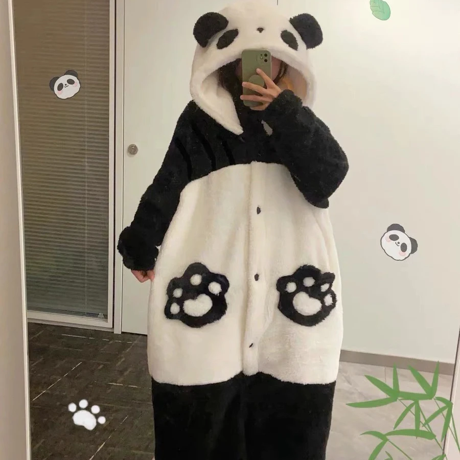Pijamas De Mameluco De Panda Adulto Pijama Oso Panda Adulto Pijama