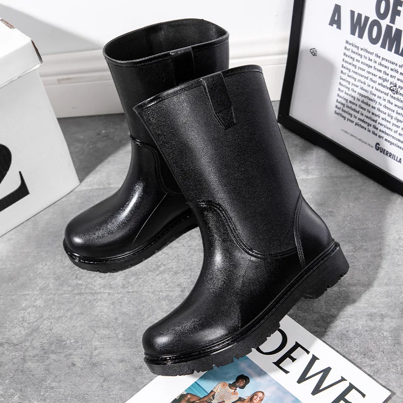 Bottes De Pluie Courtes Unisexes Antidérapantes - Imperméables Et Respirantes - Taille 36-47