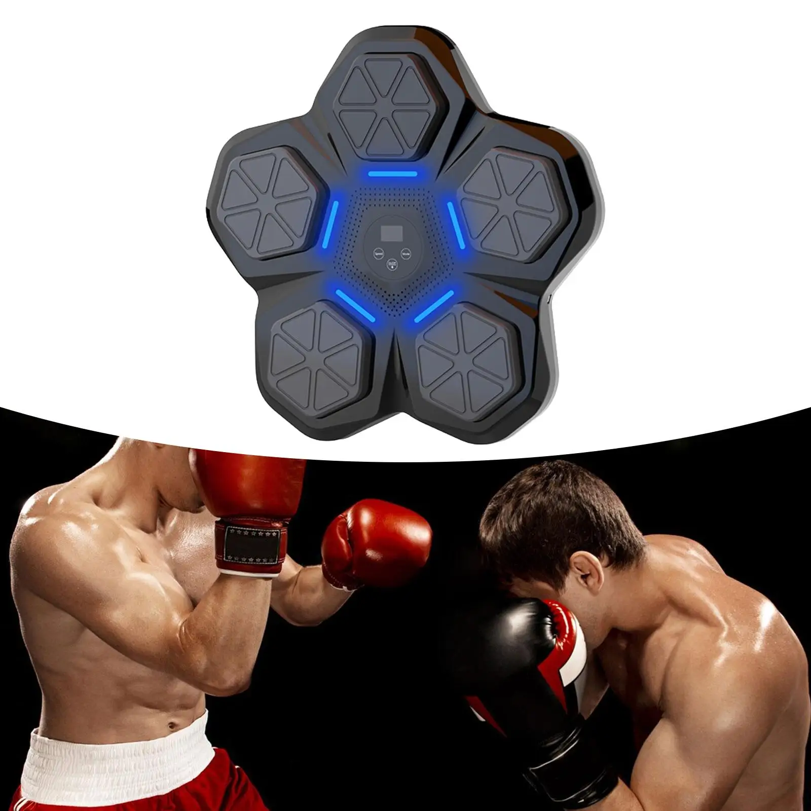 Music Boxing Machine Electronic Boxing Wall Target Music Boxing Trainer for Martial Arts Karate Taekwondo Improves Perception