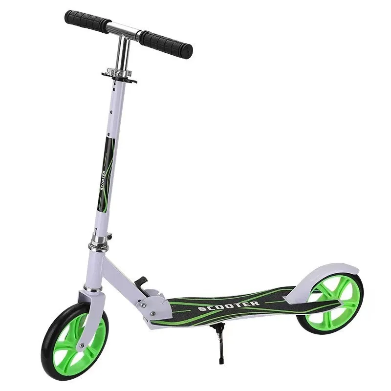 Non-Electric Adult Scooter Kick Scooter One-Click Folding Lifting Two-Wheeler City Foot Scooters