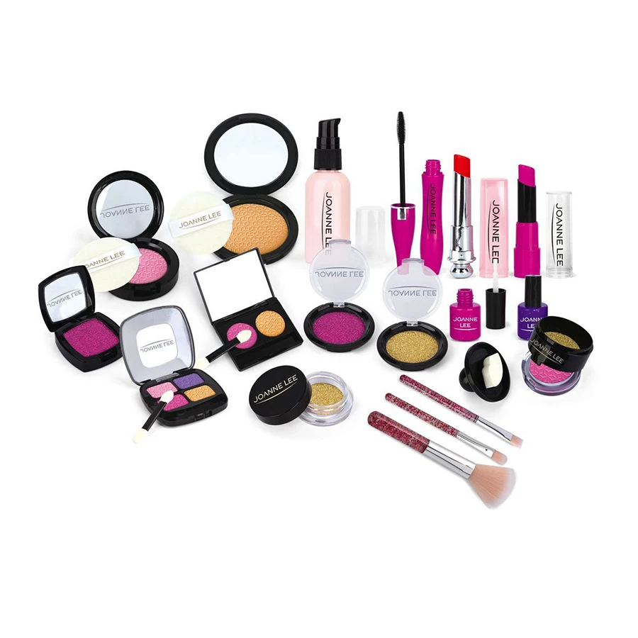 (Not Real Makeup)Pretend  For Girls, Pretend Play  Set - With Cosmetic Bag  Birthday Christmas, Toy 2