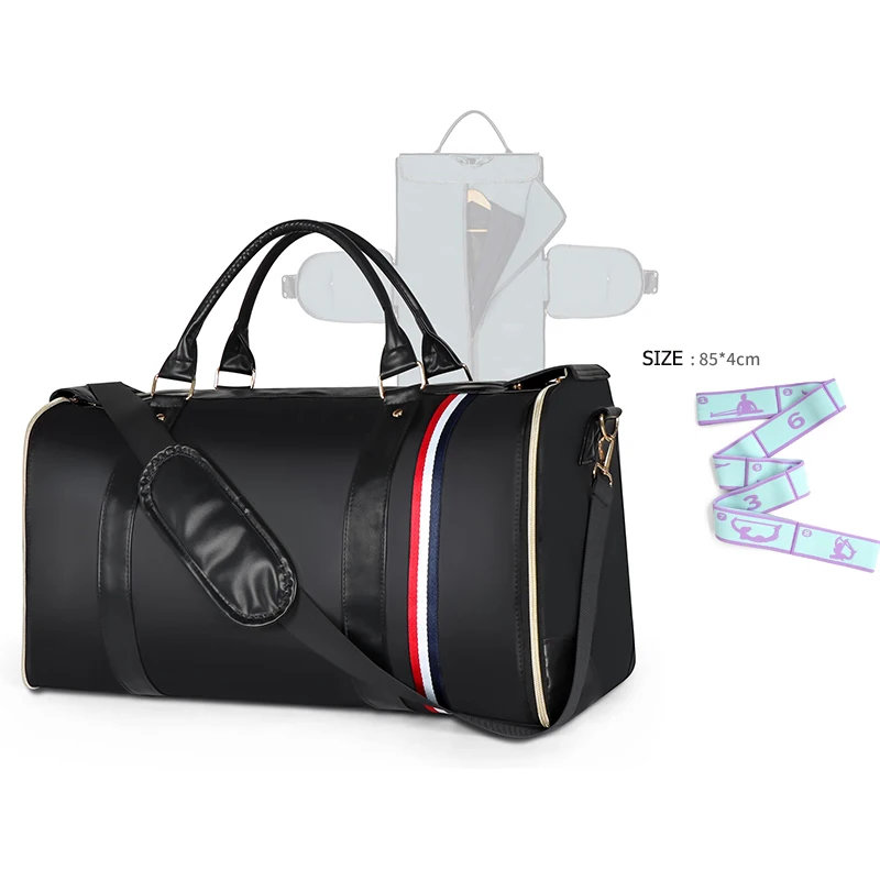 Buylor PU Foldable Travel & Gym Waterproof Tote Bag - Large Capacity Women's Handbag