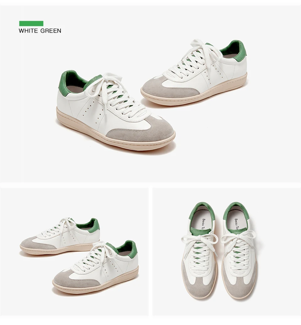 BEAUTODAY Casual Suede Sneakers Women Mixed Colors Leather Flats Lace Up Closure Ladies Comfortable Shoes Handmade 29860 S18b788412d5e4c4dadd28f5f882d9abef