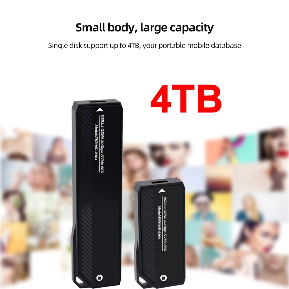 M.2 to C Ÿ SSD Ŭ , NVME  ϵ ũ ڽ  ī, B M Ű SSD ũ ڽ, 2280/2242/2260 SSD, 20Gbps