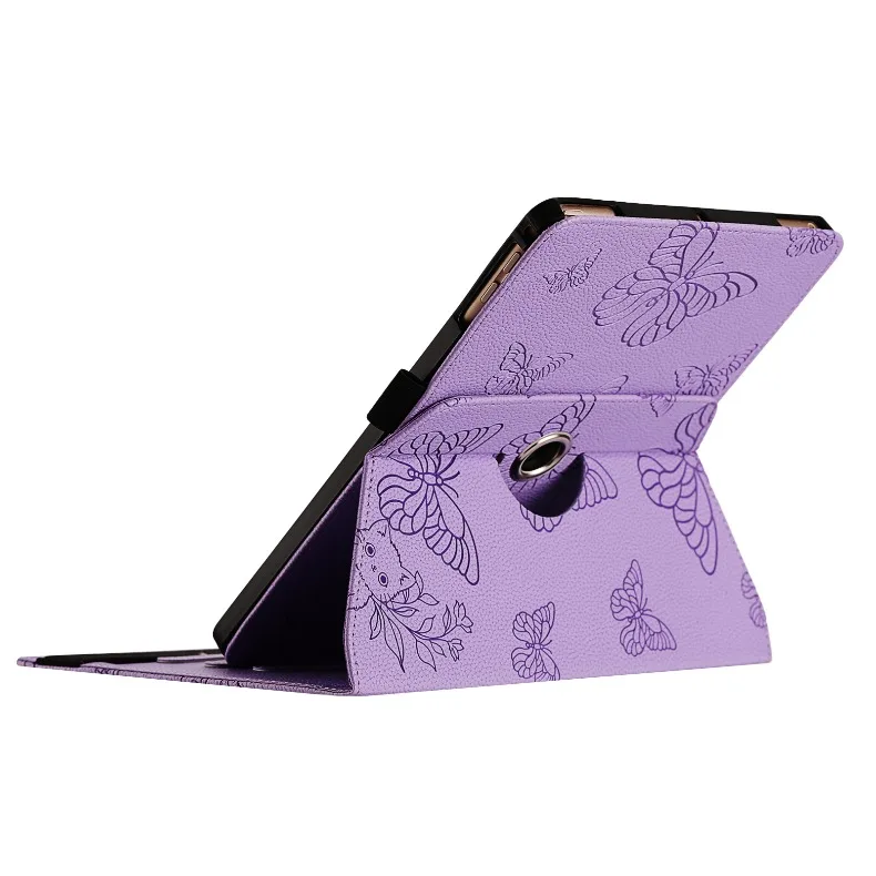 360° Rotation Flip Stand Cover with Embossed Design