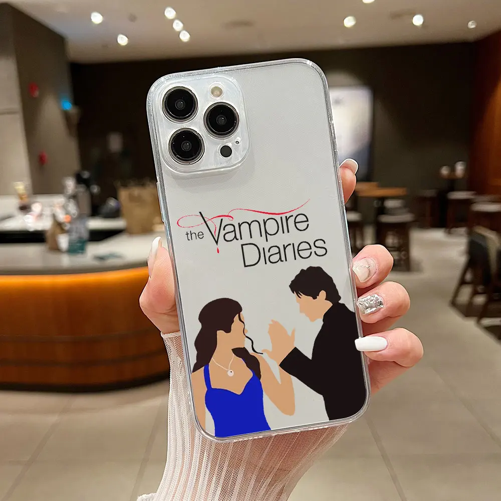 thumbnail image 1 of Funda de teléfono transparente para iPhone, carcasa transparente de The Vampire Diaries Jake para iPhone 15, 14, 13, 12, 11, Mini Pro Max, X, XR, XSMax, 6S, 6, 7, 8 Plus, SE20, 1 of 5