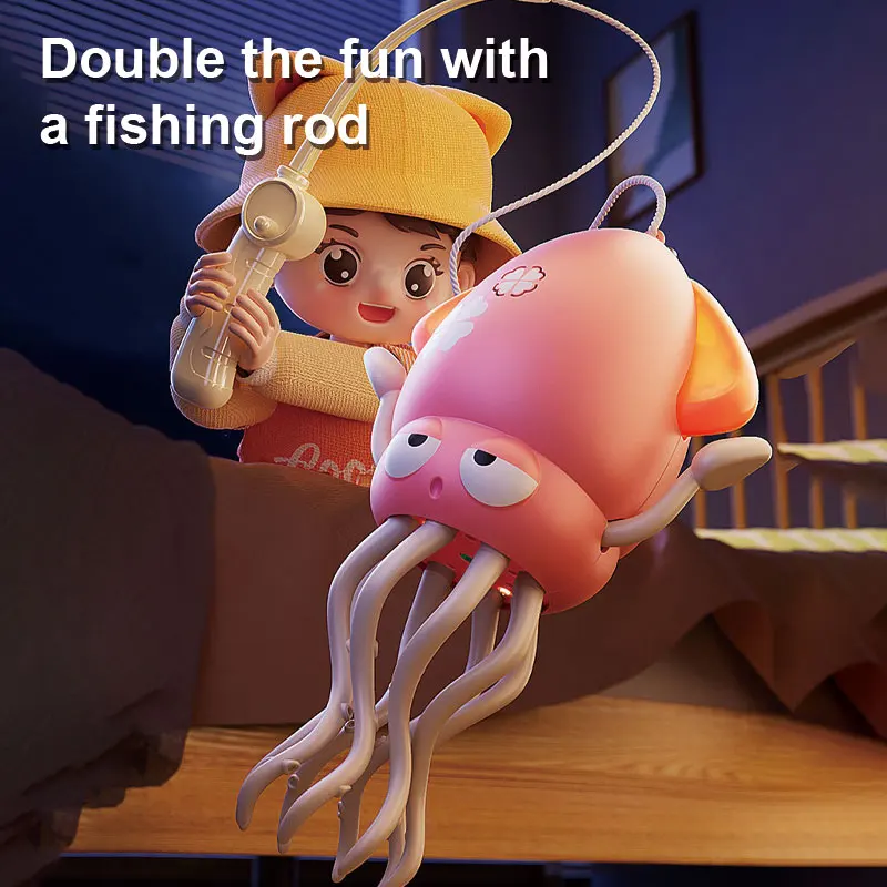 Dancing Octopus Toy - Electronic Crawling Pet with Music and Lights