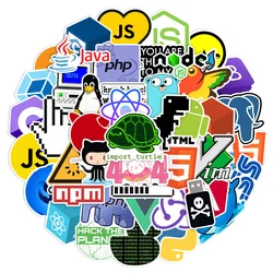 10/25/50pcs Programming Geek Java Graffiti Stickers for DIY Scrapbooking Phone Suitcase Laptop Guitar Helmet Water Bottle
