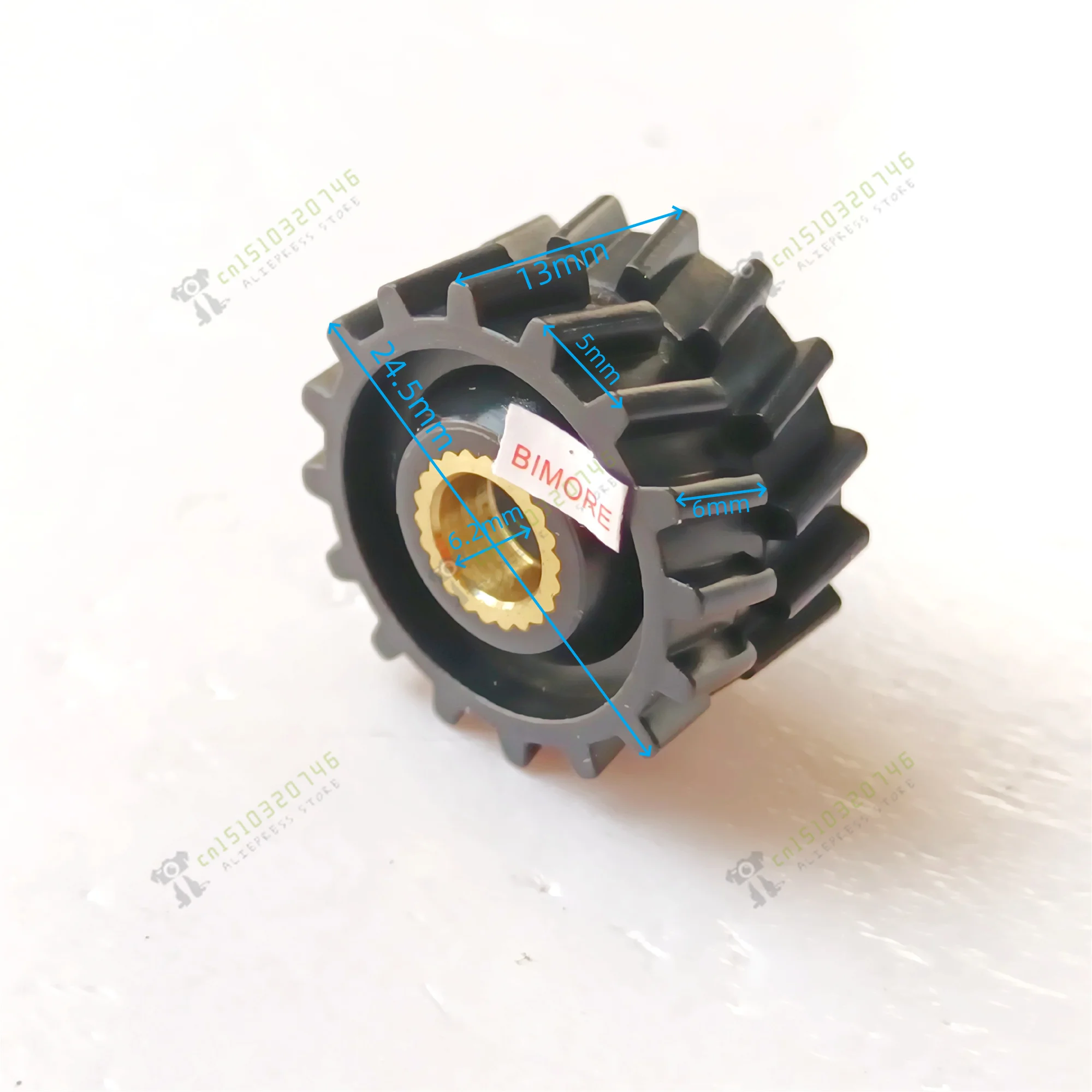

Escalator Parts Elevator Lift Accessory Door Motor Belt Pulley Diameter 24.5mm H13mm Oblique Tooth Use for Fermator VF5+ PM10