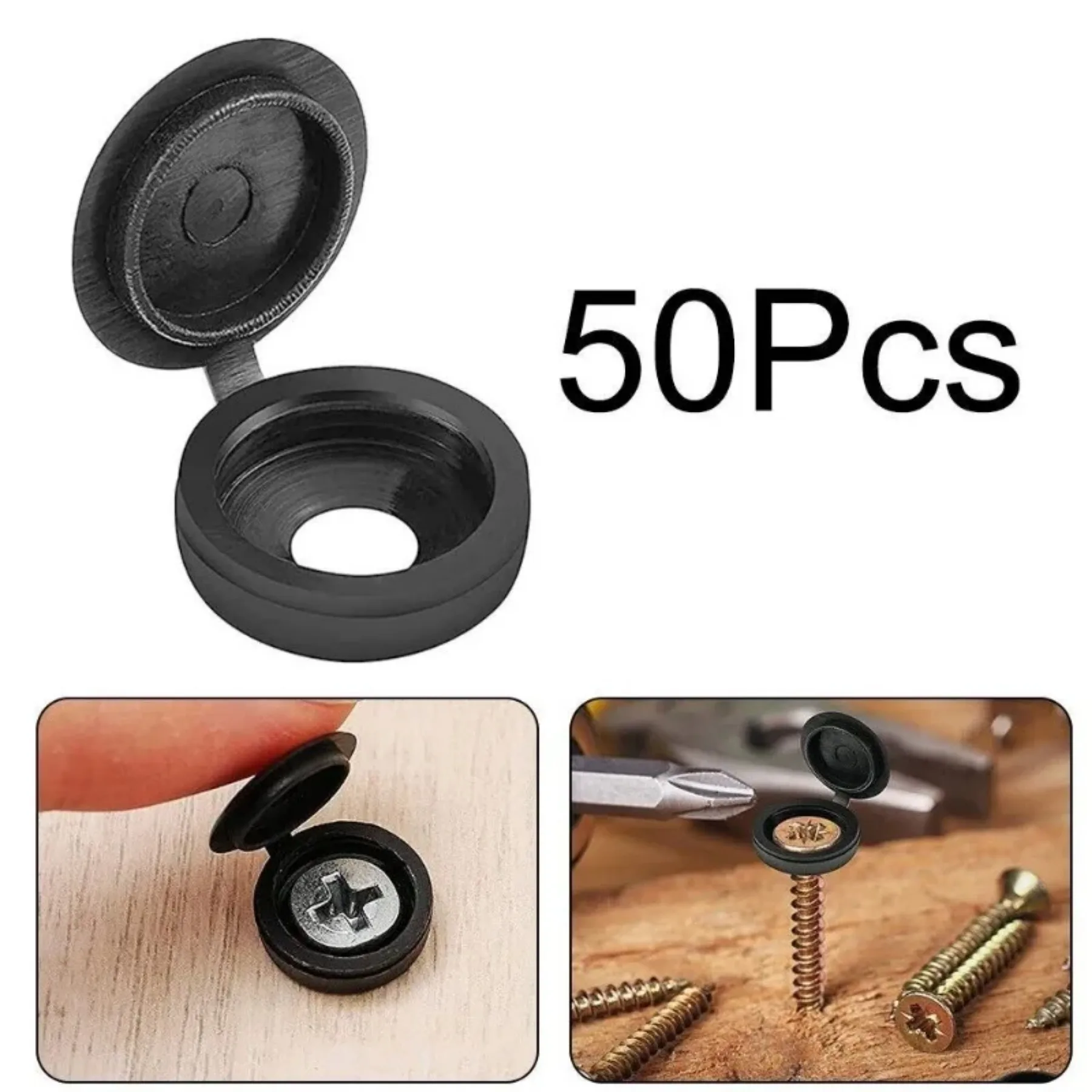 10/100pcs Screw Caps Decorative Cross Screw Nail Cap Folding Buckle for Car Furniture Decorative Nuts Bolts Hardware