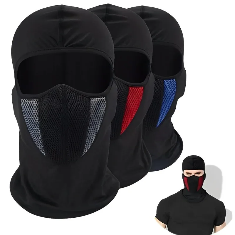 

Breathable Balaclava Motorcycle Full Face Masks Skullies Cap Hat Motocross Motorbike Helmet Moto Riding Neck Face Hood Moto Mask