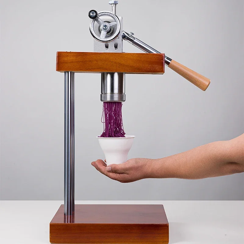Hand Crack Japan Mont Blanc Ice Cream Maker Matha Gelato Noodle Maker Machine Matcha Mont Ice Cream Tool 5