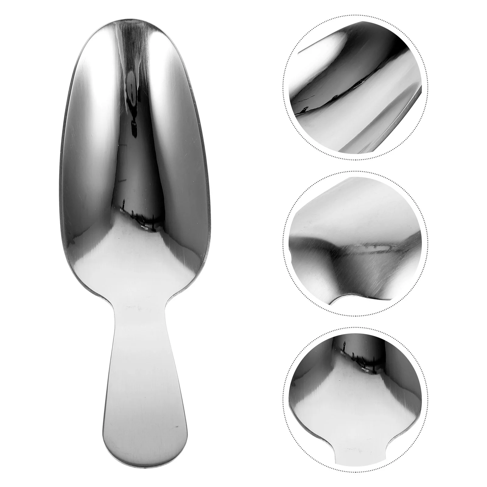 

Spoon Scoop Spoons Tea Steel Stainless Ice Cream Short Handle Mini Shovel Sugar Coffee Honey Salt Loose Dessert Matcha Jam Kung