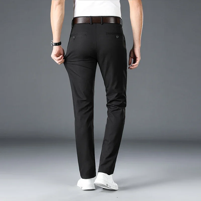 Spring Autumn Men's Casual Pants Man Slim Fit Chinos Fashion Trousers Male Formal Trousers Brand Clothing Plus Size 30-40 casual pants,formal trousers