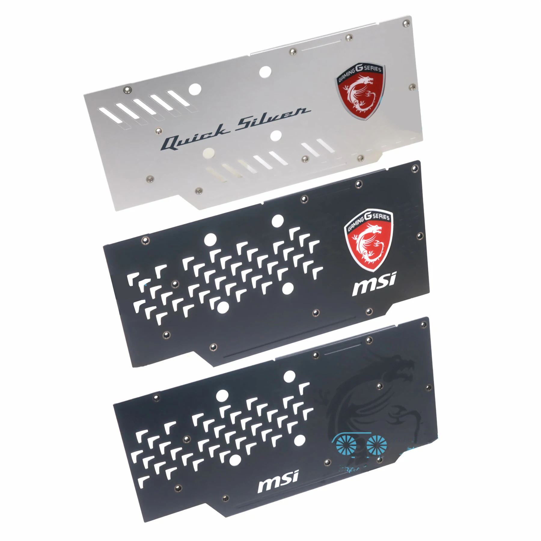 

MSI GTX1080/GTX1070Ti/GTX1070/GTX1060 GPU backplane with lights compatible with Diablo Longjue and ARMOR graphics cards