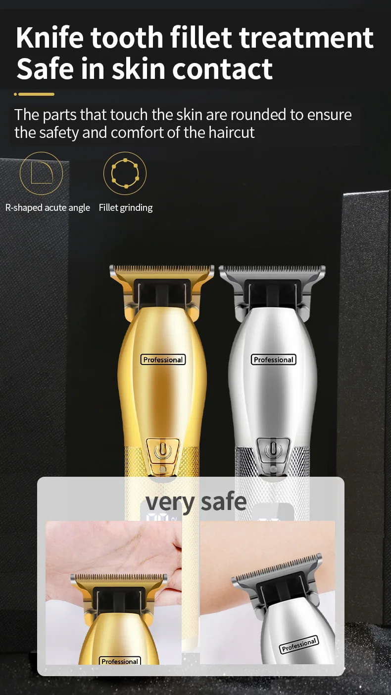 Máquina de Cortar Cabelo Forma Elétrica Bateria Recarregável Men Shaver Barbeiro Aparador Barba Profissional t7 t Usb 4 Computers & Electronics