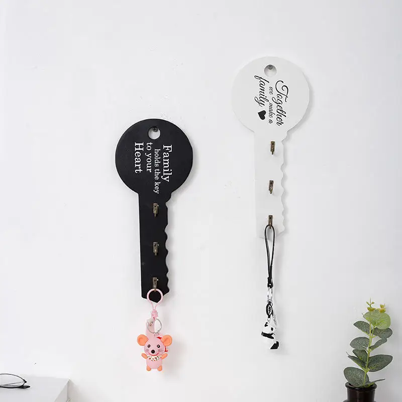 Creative Key Shape Storage Hook Key Holder Functional Wall Hanger High Demand Wall-mounted Key Rack Unique Design Wall Hook 3