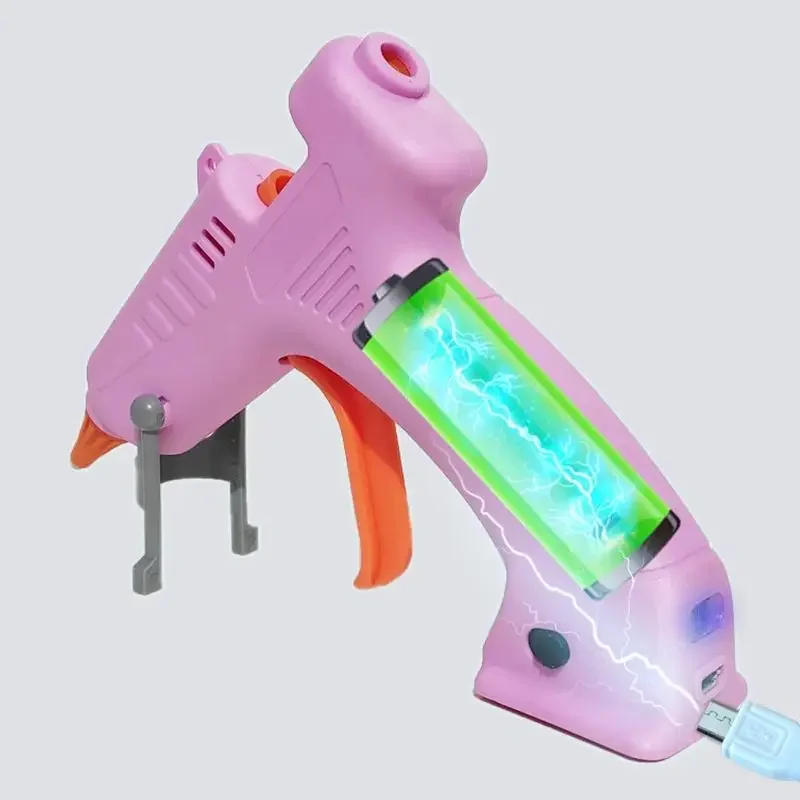 Hot Glue Gun, Rechargeable Hot Melt Glue Gun High Temperature Melting Gun for Heavy Duty Tasks, Quick Repairs, DIY Projects for hot melt glue gun,hot glue gun,cordless glue gun