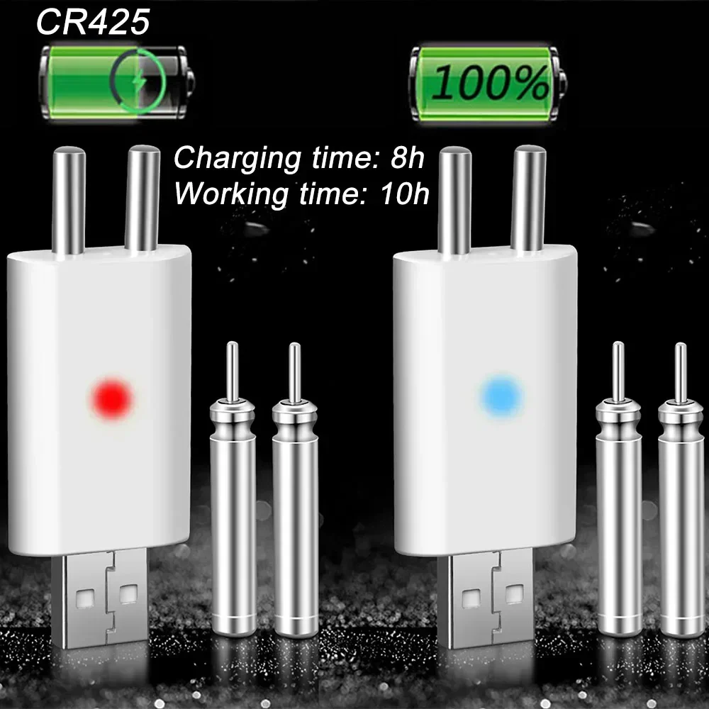 Waterproof LED Luminous Fishing Rod Light with USB Rechargeable Battery