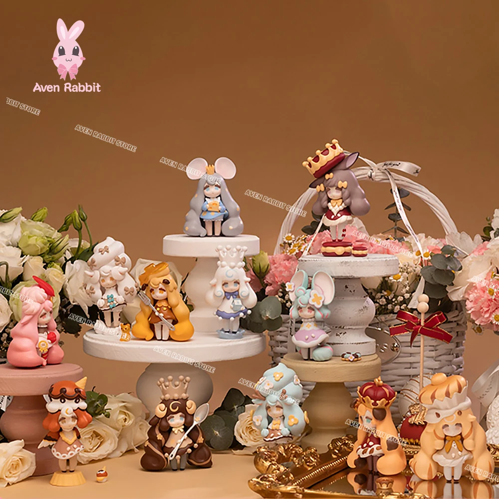 Memelo Sweet Kingdom Mystery Blind Box Toys, Caja Misteriosa, Action Figure Surpresa, Modelo Kawaii, Presente de Aniversário Memelo Sweet Kingdom Mystery Blind Box Toys, Caja Misteriosa, Action Figure Surpresa, Modelo Kawaii, Presente de Aniversário