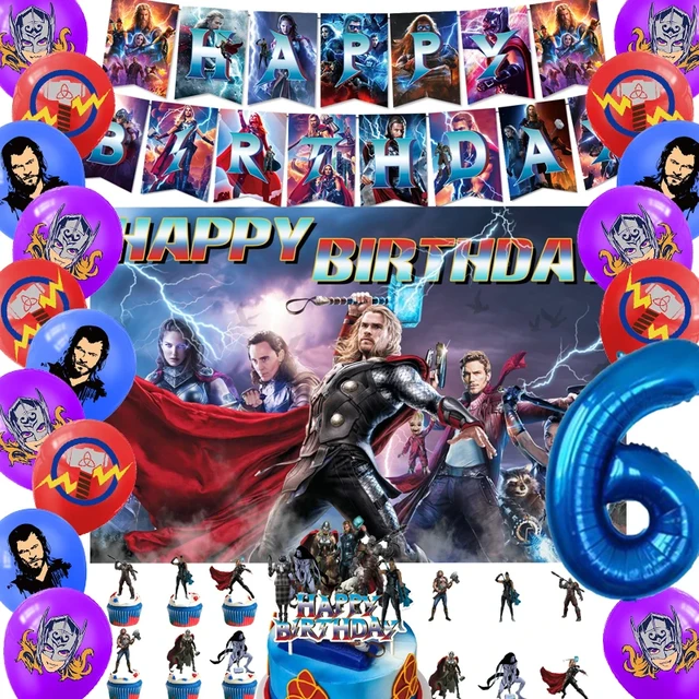 Toile de Fond de ixd'Anniversaire Marvel Smile Hero, Banderole de  Photographie Murale, Décorations de ixd'Anniversaire - AliExpress